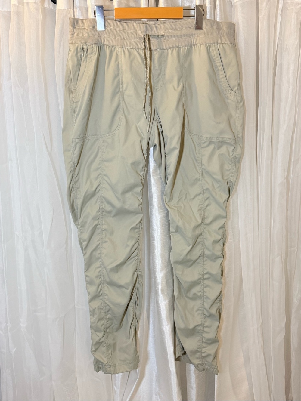 The North Face Men's Light Tan Drawstring Joggers